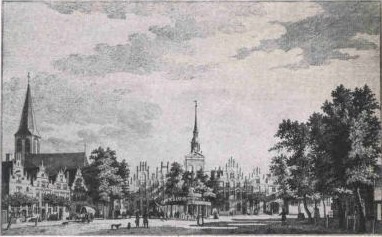 Gocher Marktplatz um 1737