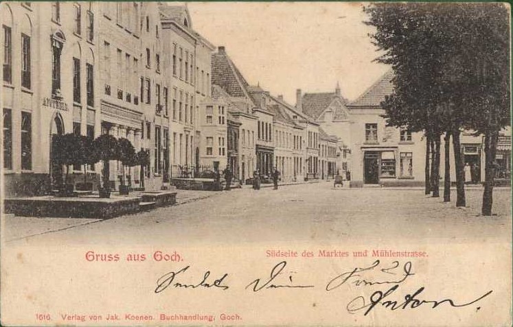 Gocher Marktplatz um 1899